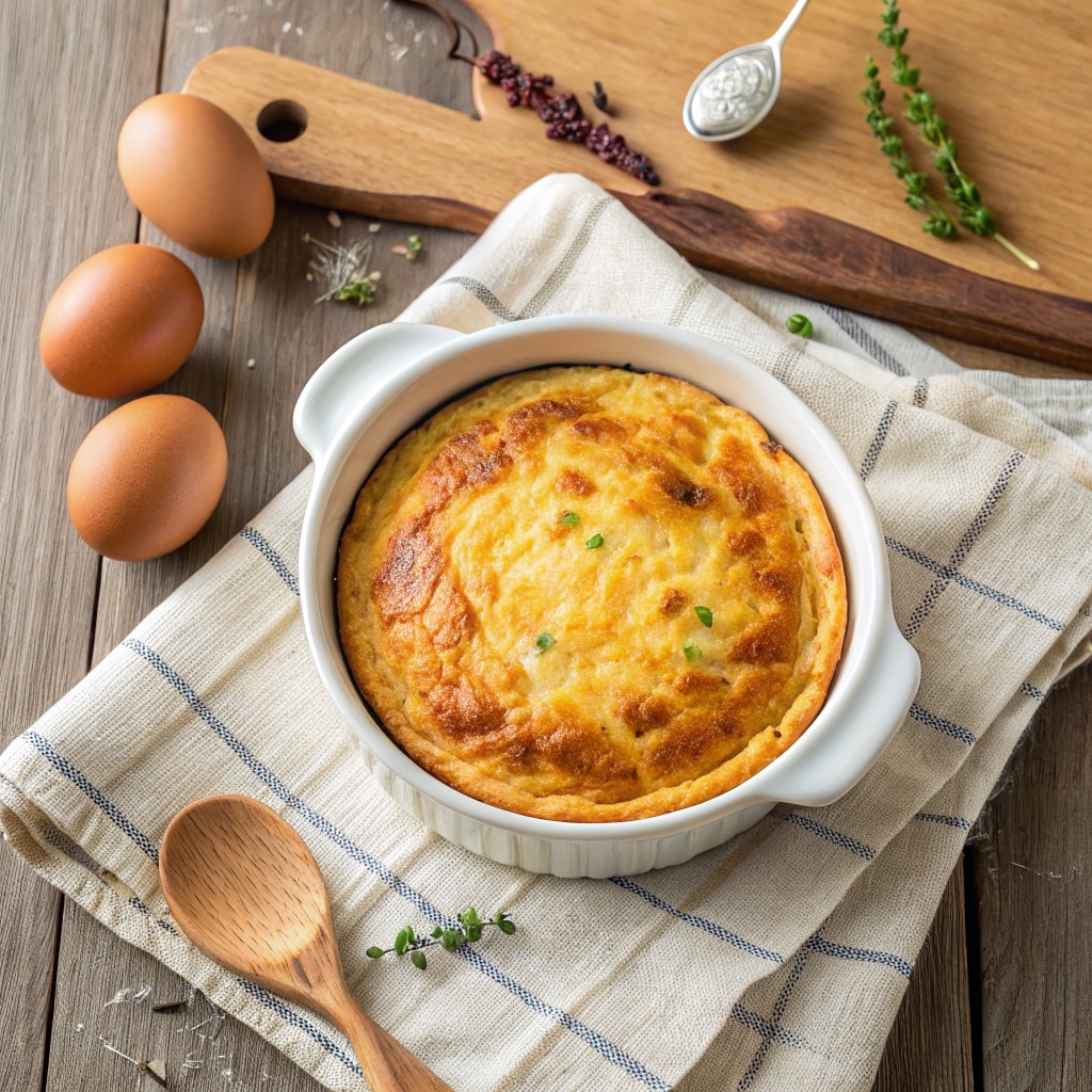 Baked Cottage Cheese Eggs Recipe – Easy, Healthy & Delicious Baked Cottage Cheese Eggs Recipe baked cottage cheese eggs recipe in a white baking dish