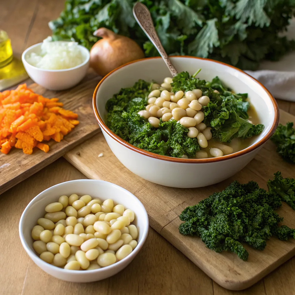 Tuscan White Bean Soup – Comforting, Flavor‑Packed and Nourishing Tuscan White Bean Soup Tuscan white bean soup cooking in a pot