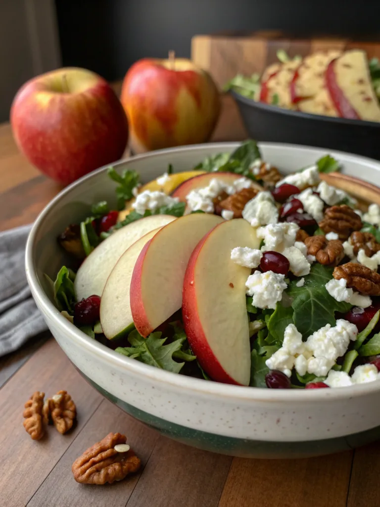 Autumn Harvest Honeycrisp Apple and Feta Salad