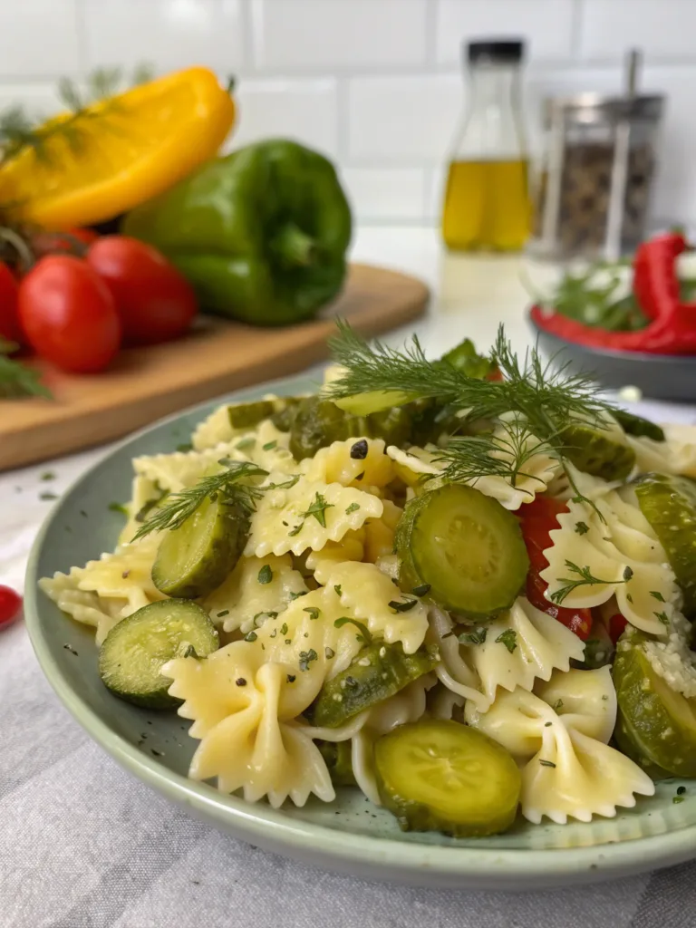 Dill Pickle Pasta Salad Recipe