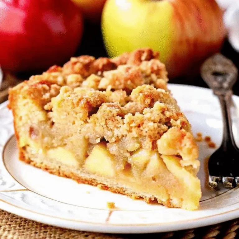 Easy Apple Crumb Cake Recipe
