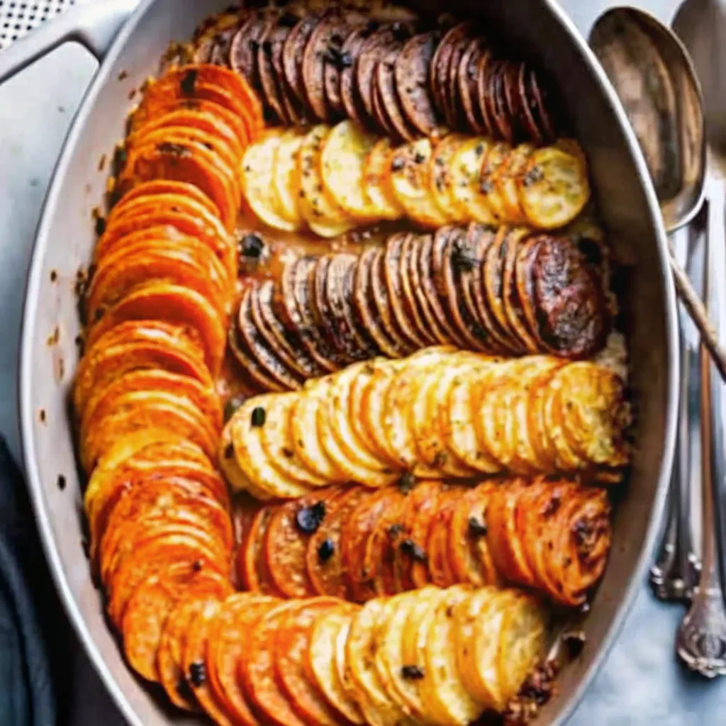 Cheesy Root Vegetable Gratin – The Ultimate Comfort Food Recipe Cheesy Root Vegetable Gratin Cheesy Root Vegetable Gratin
