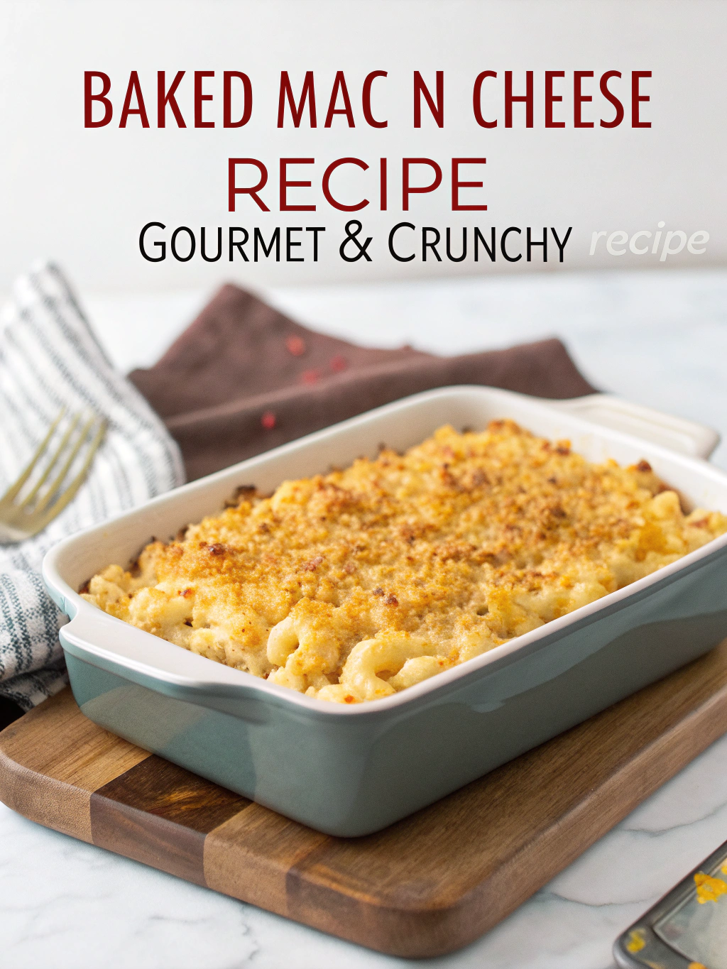 Baked Mac N Cheese Recipe: Gourmet & Crunchy