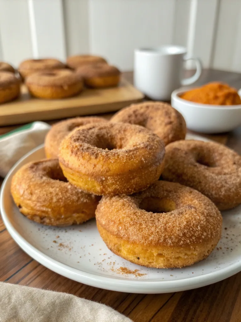 Baked Pumpkin Donutsingredients