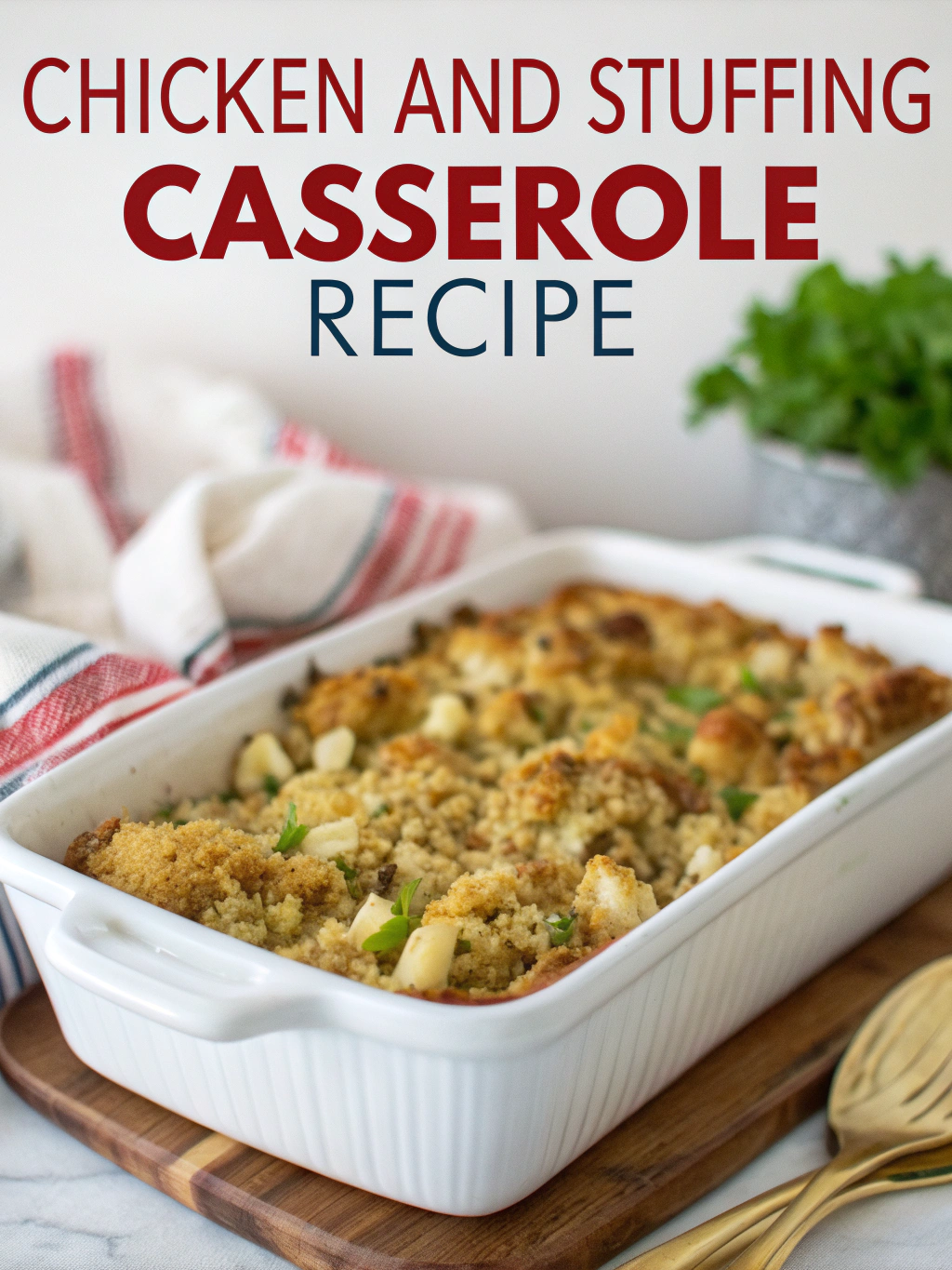 CHICKEN AND STUFFING CASSEROLE