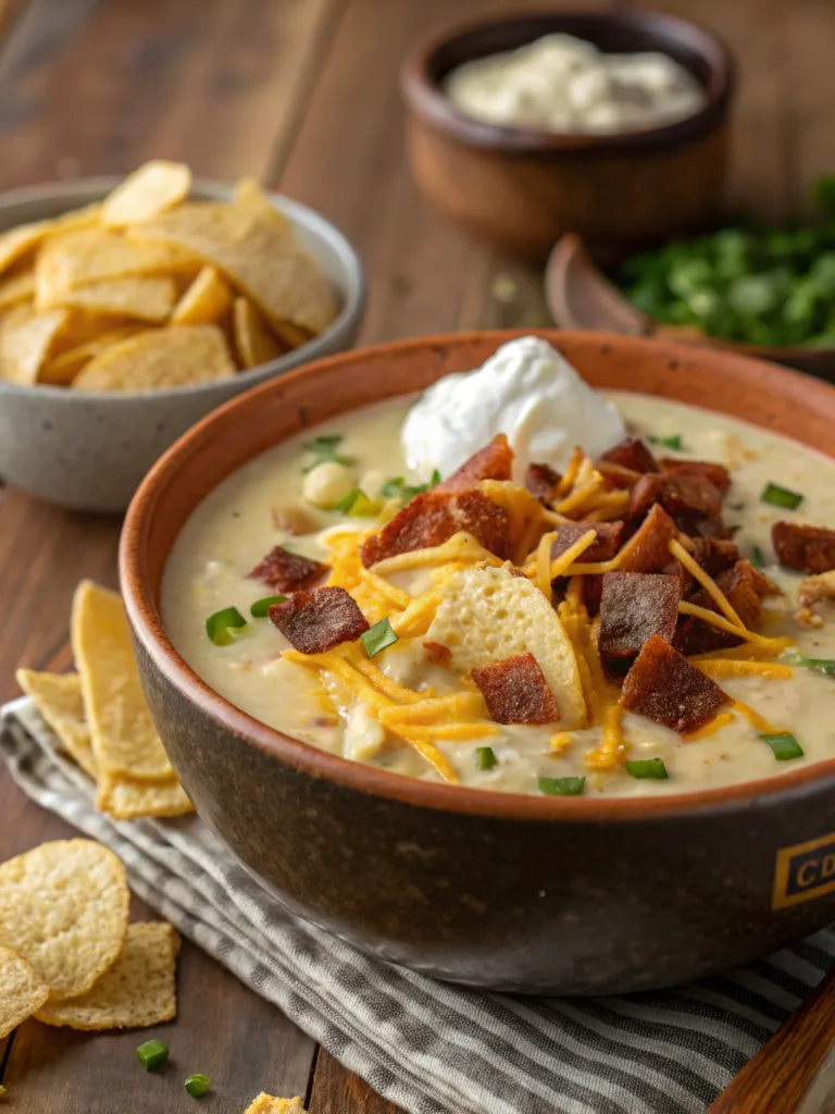 Copycat Outback Loaded Baked Potato Soup Recipe