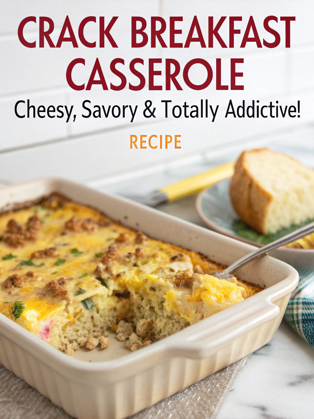 Crack Breakfast Casserole – Cheesy, Savory & Totally Addictive!