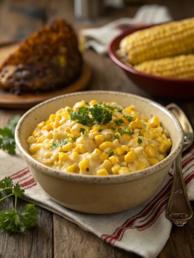 Delicious Creamed Corn Thanksgiving Side Dishingredients