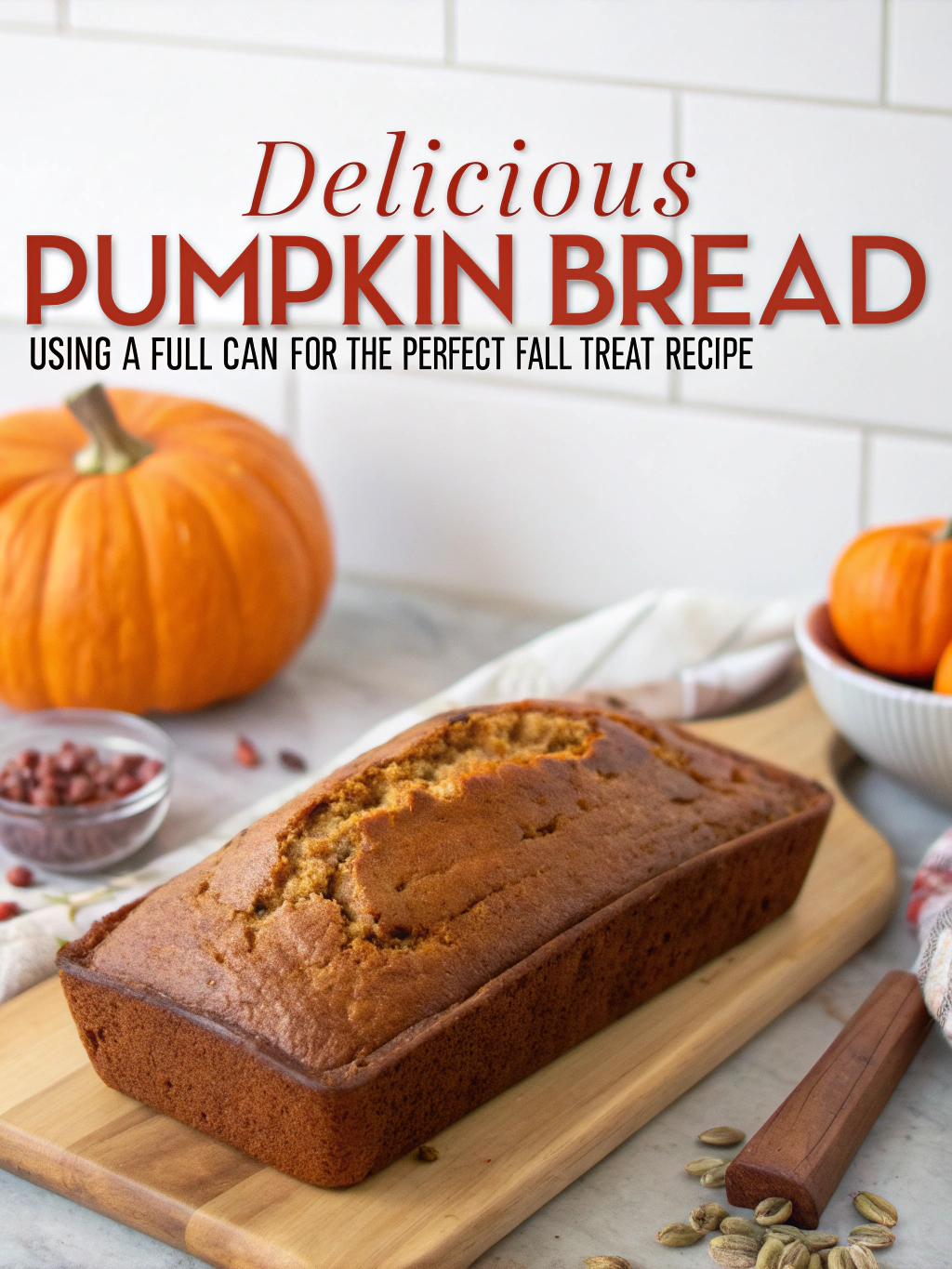 Delicious Pumpkin Bread Using a Full Can for the Perfect Fall Treat