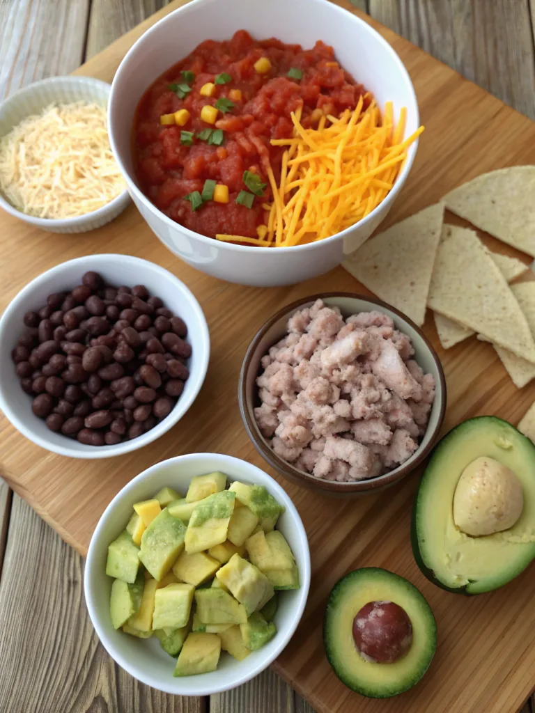 Delicious Turkey Taco Soupingredients