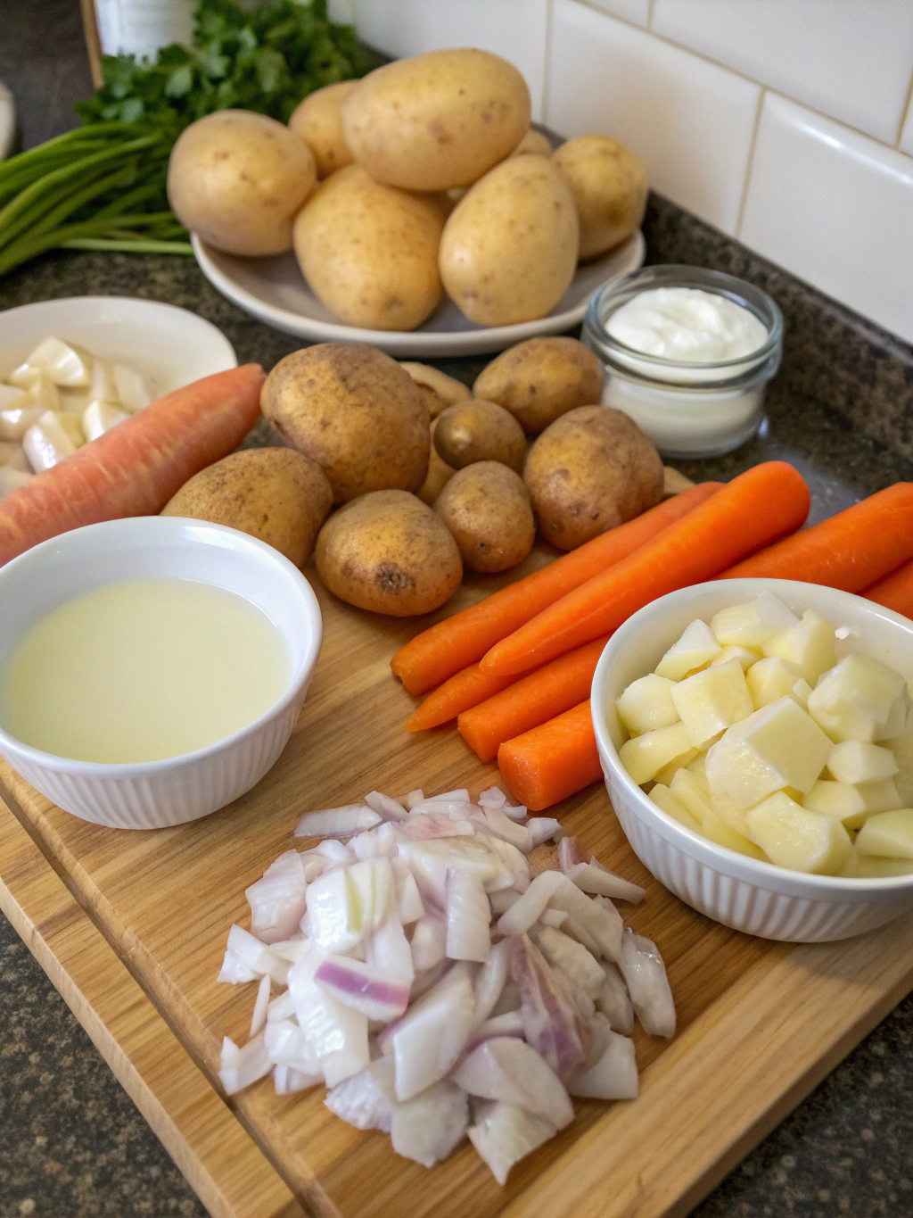 Easy Crockpot Potato Soup Great for Winter! Crockpot Potato Soup Easy Crockpot Potato Soup—Great for Winter ingredients
