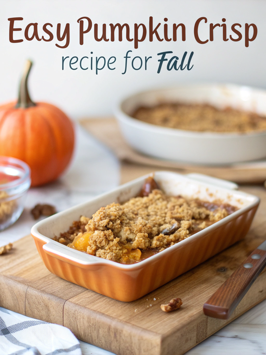 Easy Pumpkin Crisp Recipe for Fall