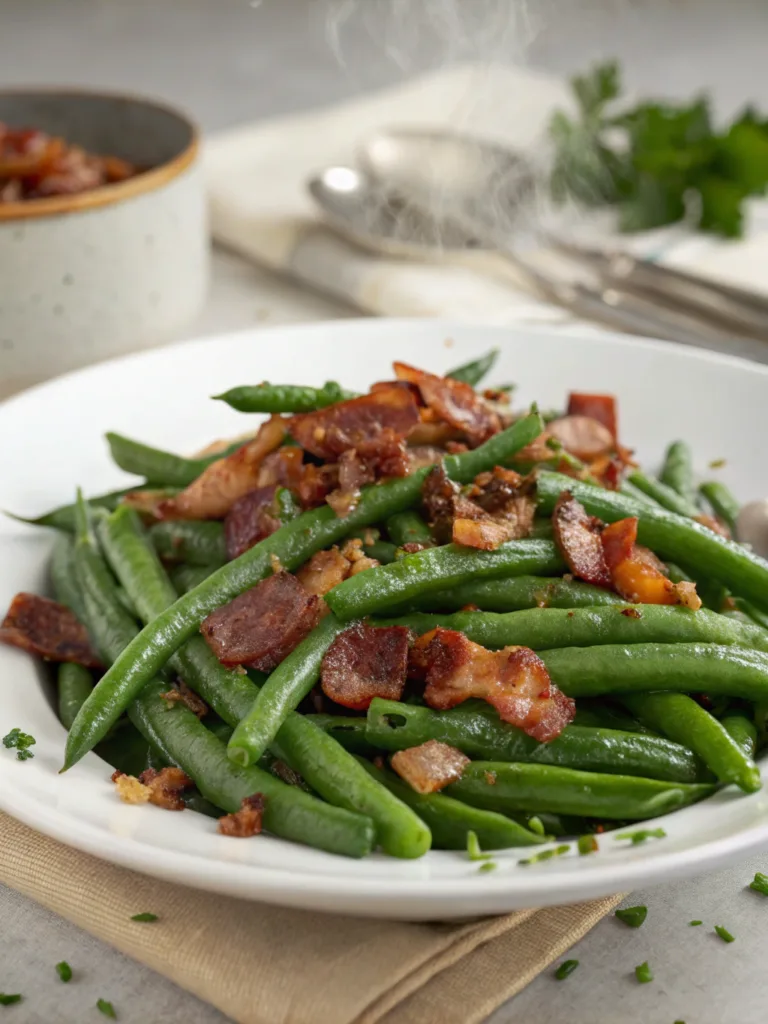 Fresh Southern Green Beans with Bacon: Best Recipeingredients