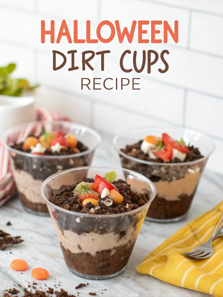 Halloween Dirt Cups