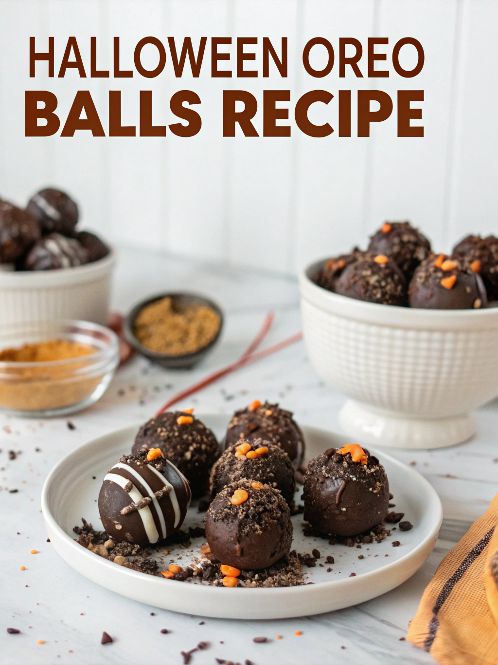 Halloween Oreo Balls