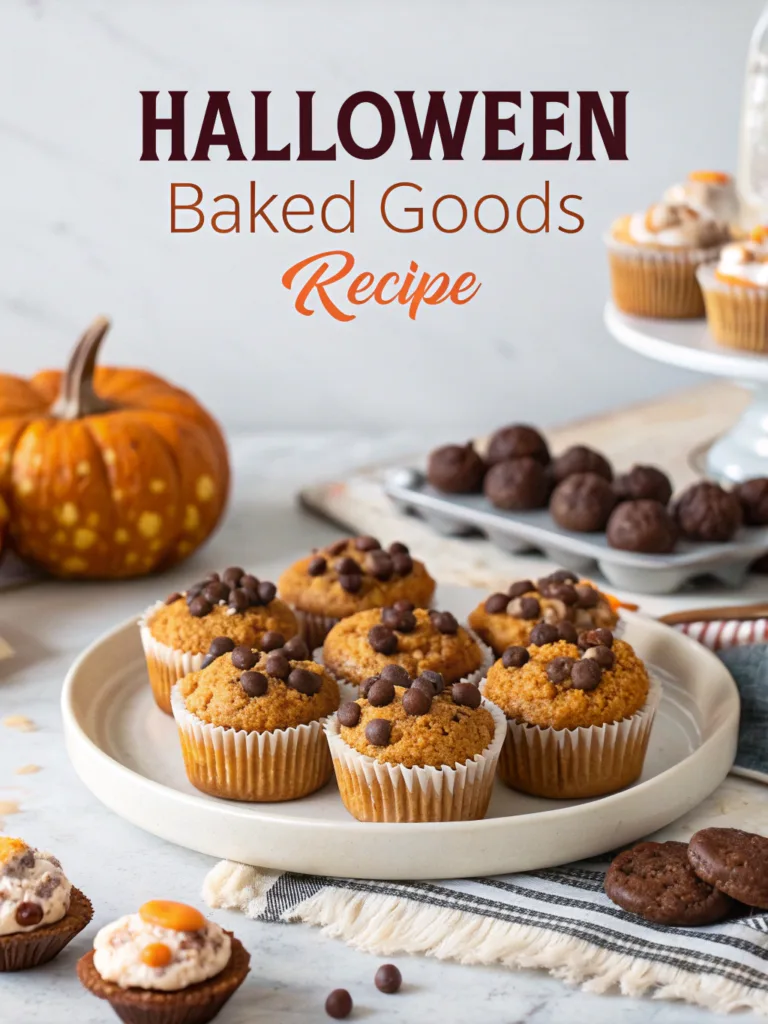 Halloween baked goods
