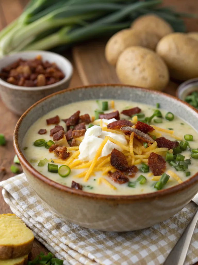 Loaded Potato Soup: Easy Stovetop Recipe