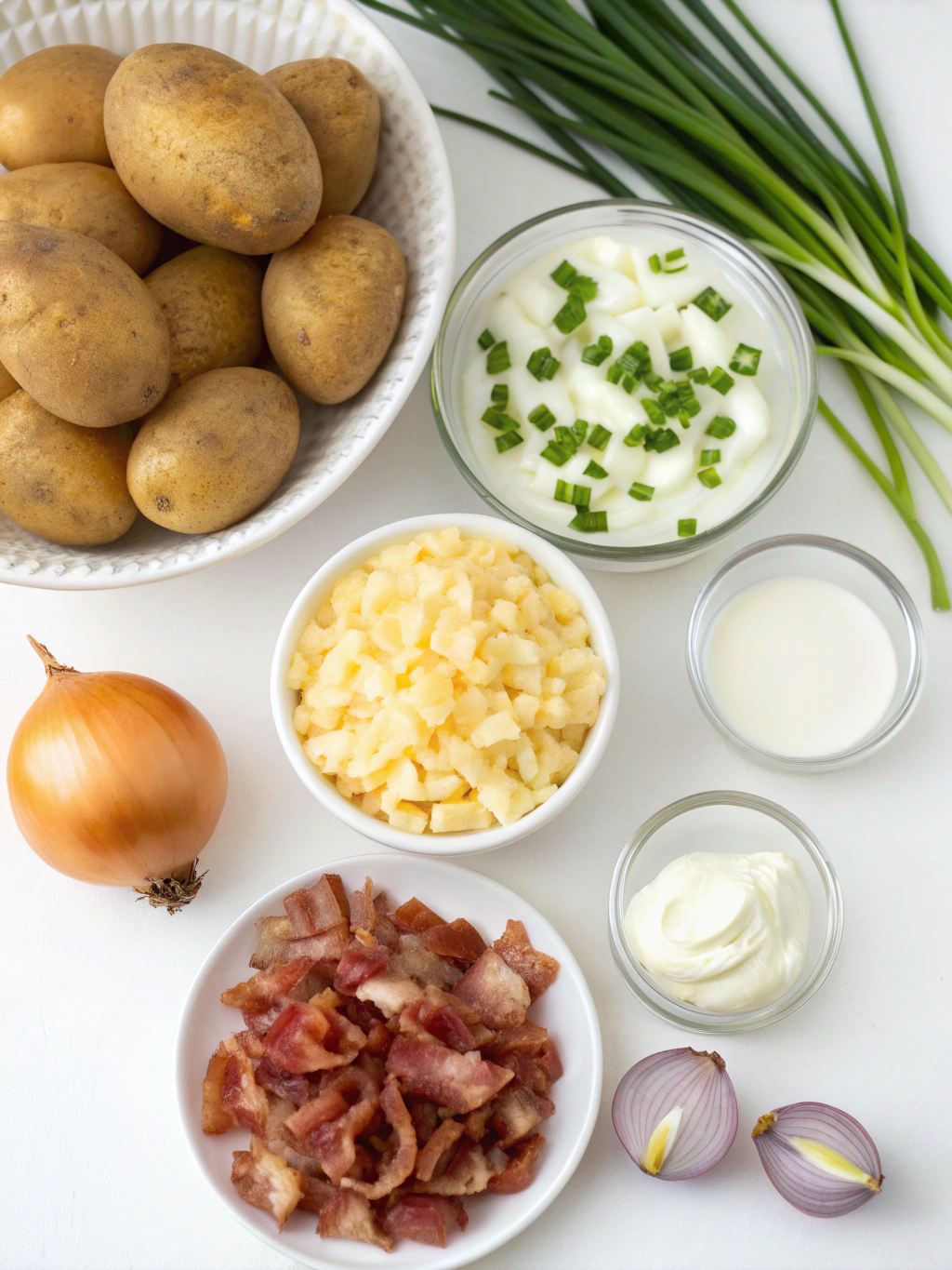 Loaded Potato Soup: Easy Stovetop Recipe That's Ready in 30 Minutes Loaded Loaded Potato Soup: Easy Stovetop Recipe That's Ready in 30 Minutes Loaded Potato Soup Easy Stovetop Recipe ingredients