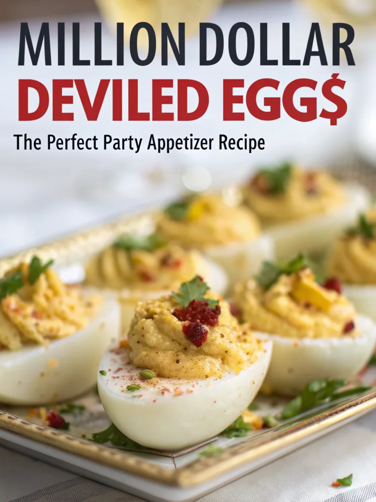 Million Dollar Deviled Eggs: The Perfect Party Appetizer