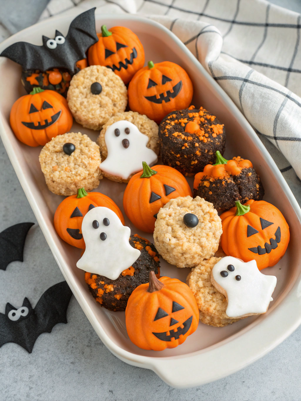 NO-BAKE HALLOWEEN TREATS