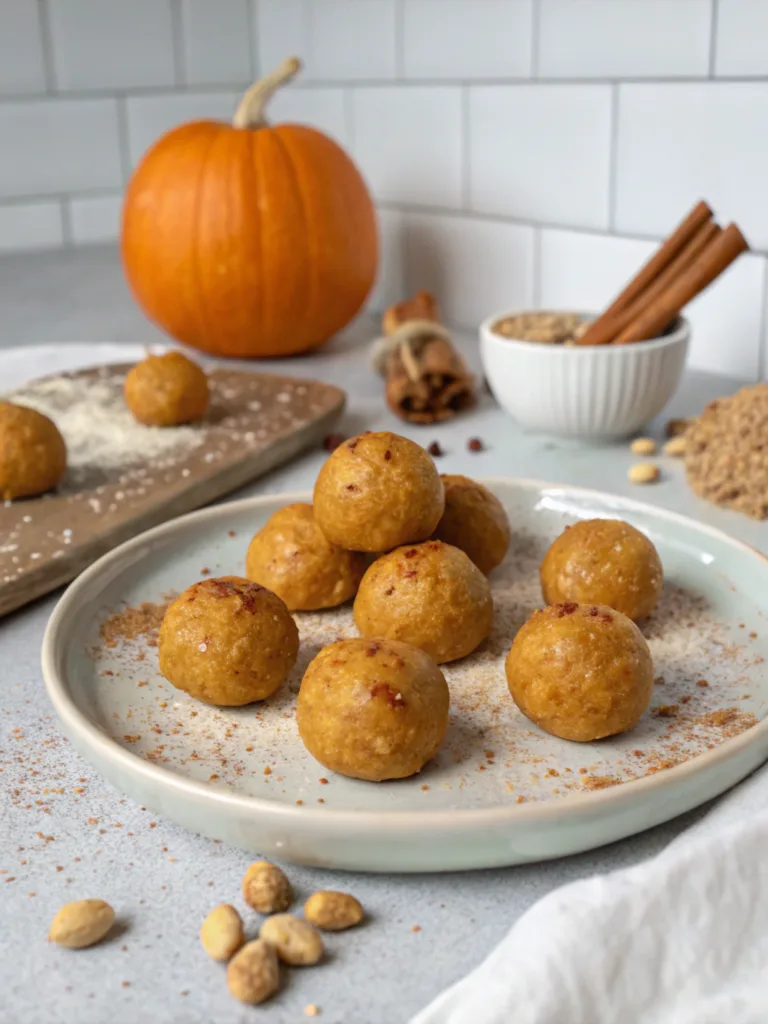Easy & Healthy Pumpkin Protein Balls (Gluten-free & Vegan) Pumpkin Protein Balls Pumpkin Protein Balls (Gluten-free & Vegan)ingredients