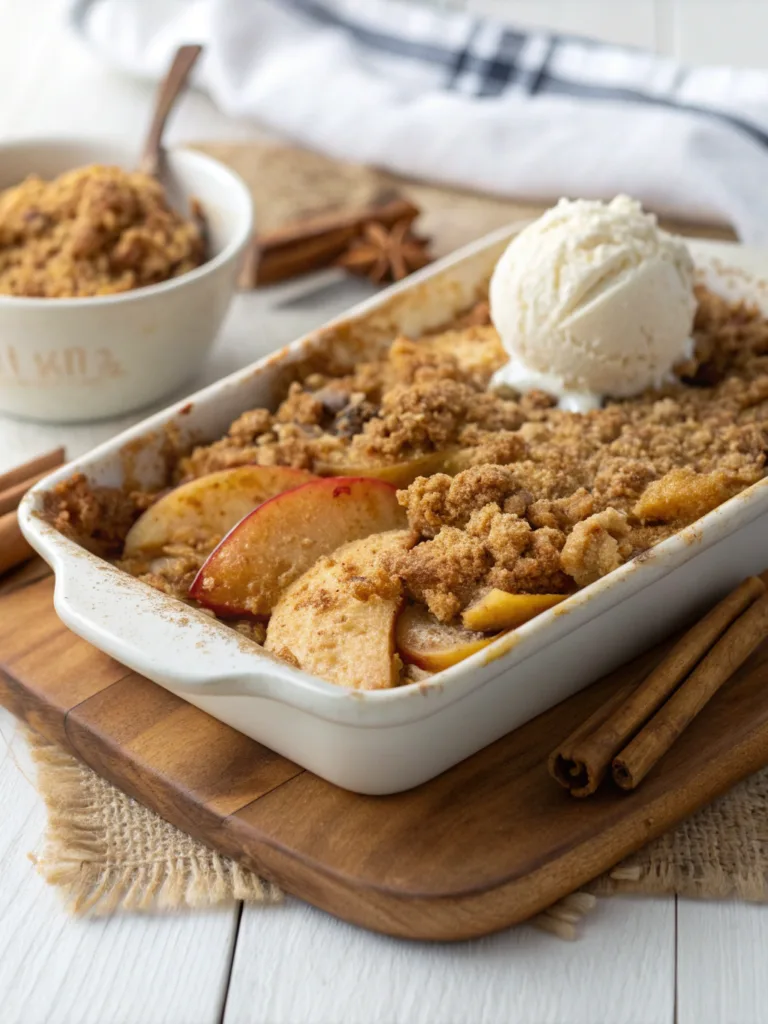 Quick & Easy Apple Crisp Recipe | Favorite Fall Dessert - Whisking Up Yum