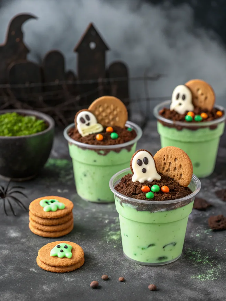 the best Spooky Graveyard Pudding Cups Spooky Graveyard Spooky Graveyard Pudding Cups | Cute & Creepy Halloween Party Treatsingredients