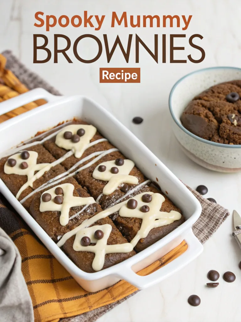 Spooky Mummy Browniesingredients