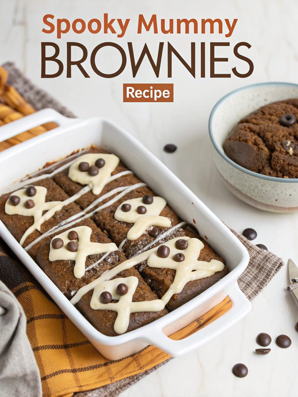 Spooky Mummy Browniesingredients