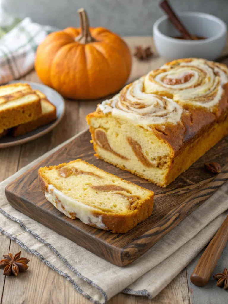 Taste Delicious Swirled Pumpkin Cream Cheese Breadingredients