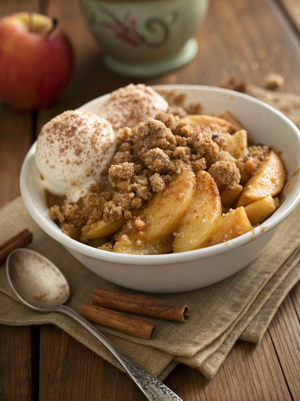 The Easiest Apple Crisp