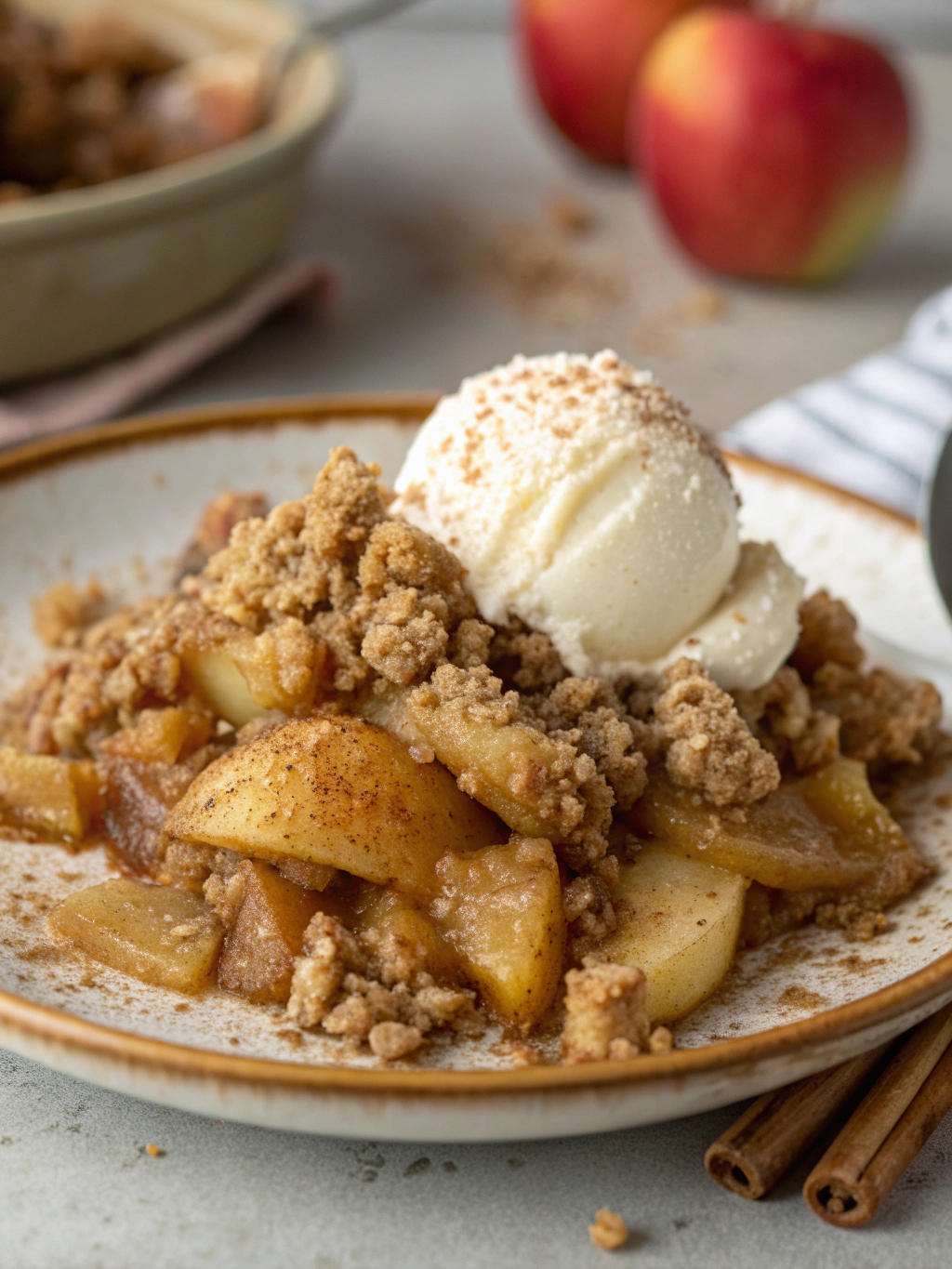 This is the BEST Apple Crisp Recipe - A Classic Fall Dessert You'll Love BEST Apple Crisp Recipe Apple Crisp Ingredients