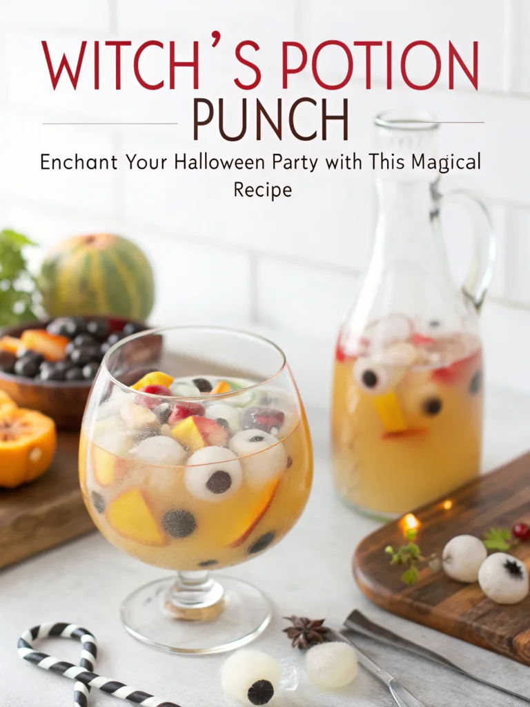 Witch’s Potion Punch: Enchant Your Halloween Party with This Magical Recipe