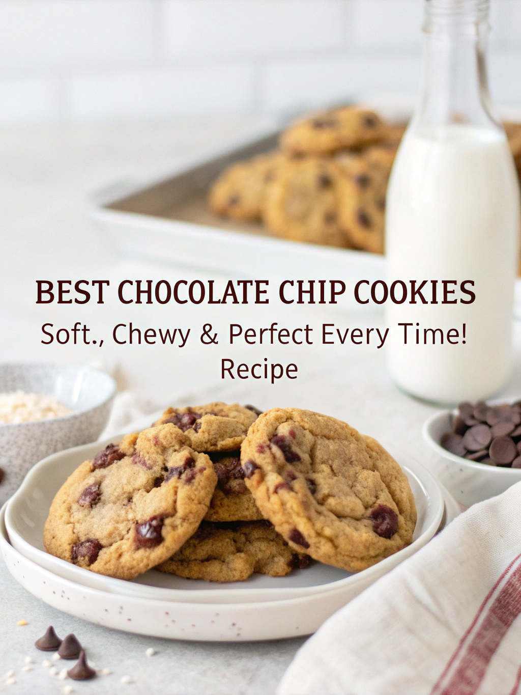 Best Chocolate Chip Cookies – Soft, Chewy & Perfect Every Time!