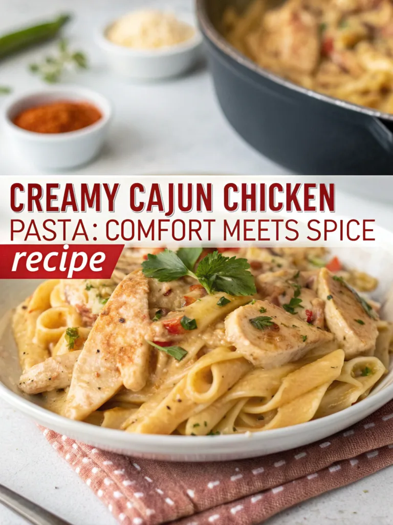 Creamy Cajun Chicken Pasta: Comfort Meets Spice