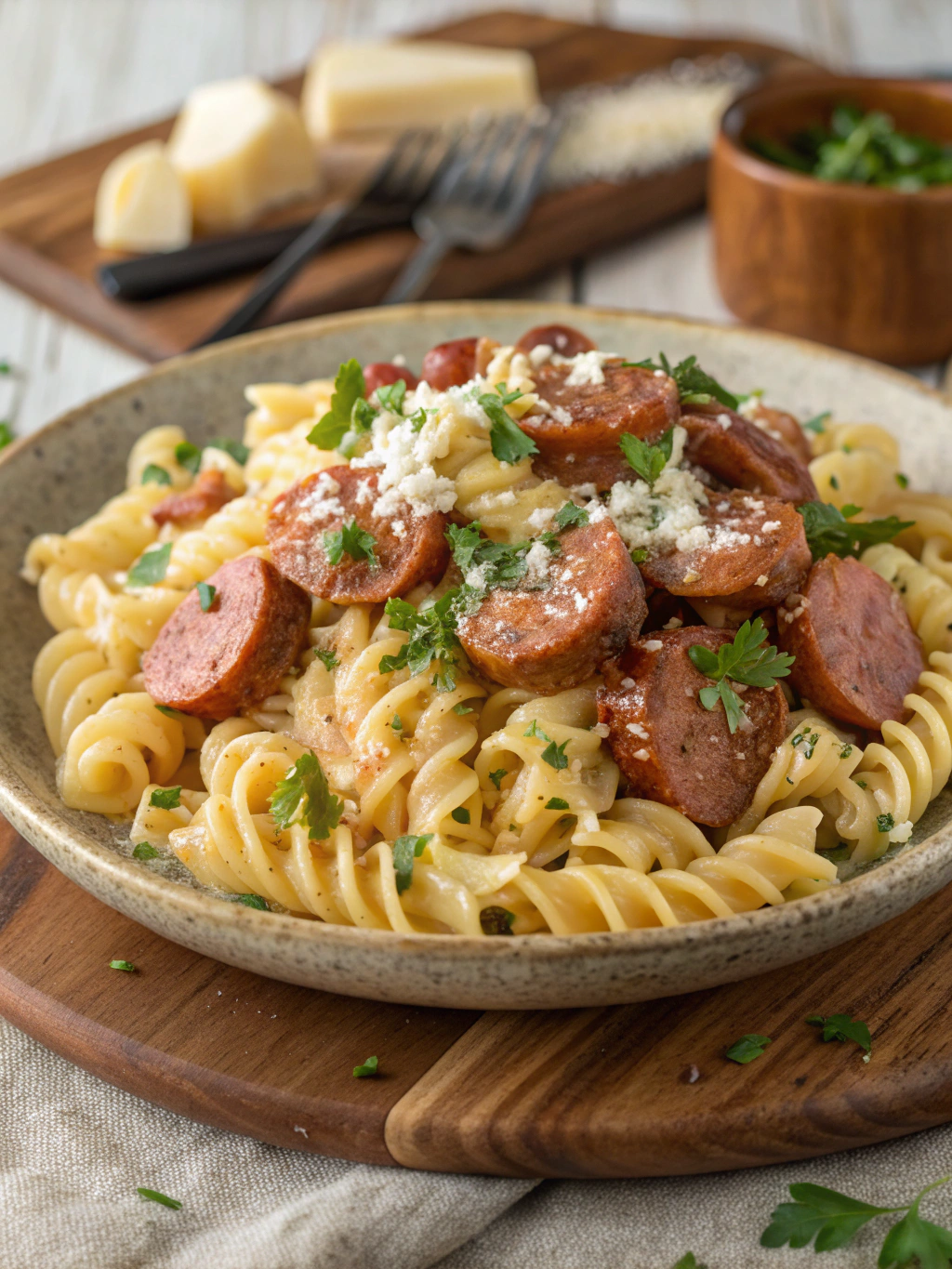 Creamy Smoked Sausage Pasta Recipe – Easy & Delicious Weeknight Dinneringredients