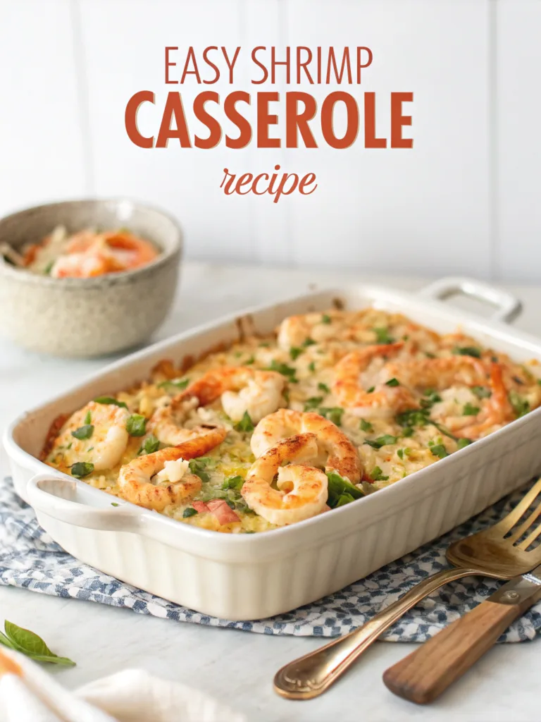 Easy Shrimp Casserole Recipe