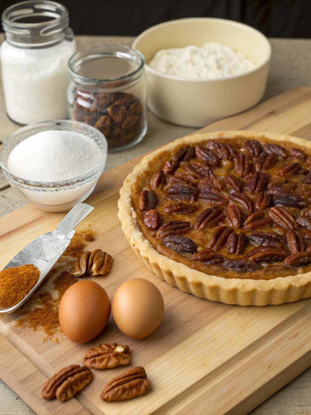 Easy-to-Follow Pecan Pie Recipe for Beginnersingredients