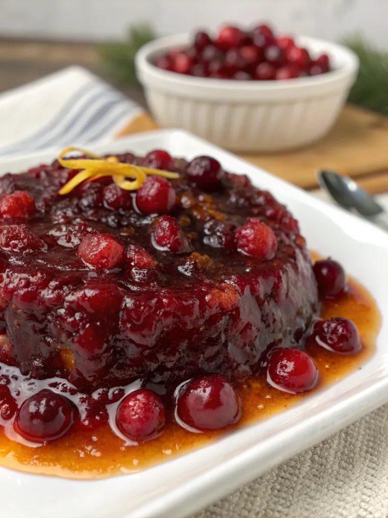 Honey Bourbon Cranberry Sauceingredients