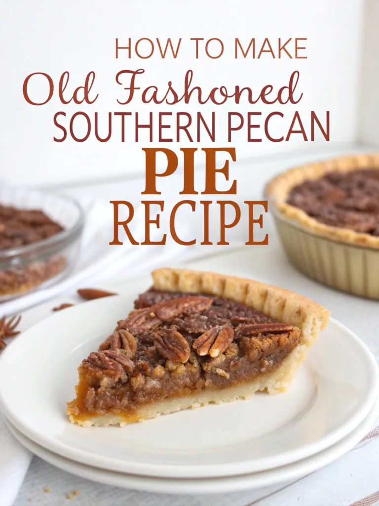 How To Make Old Fashioned Southern Pecan Pie Recipe Recipe