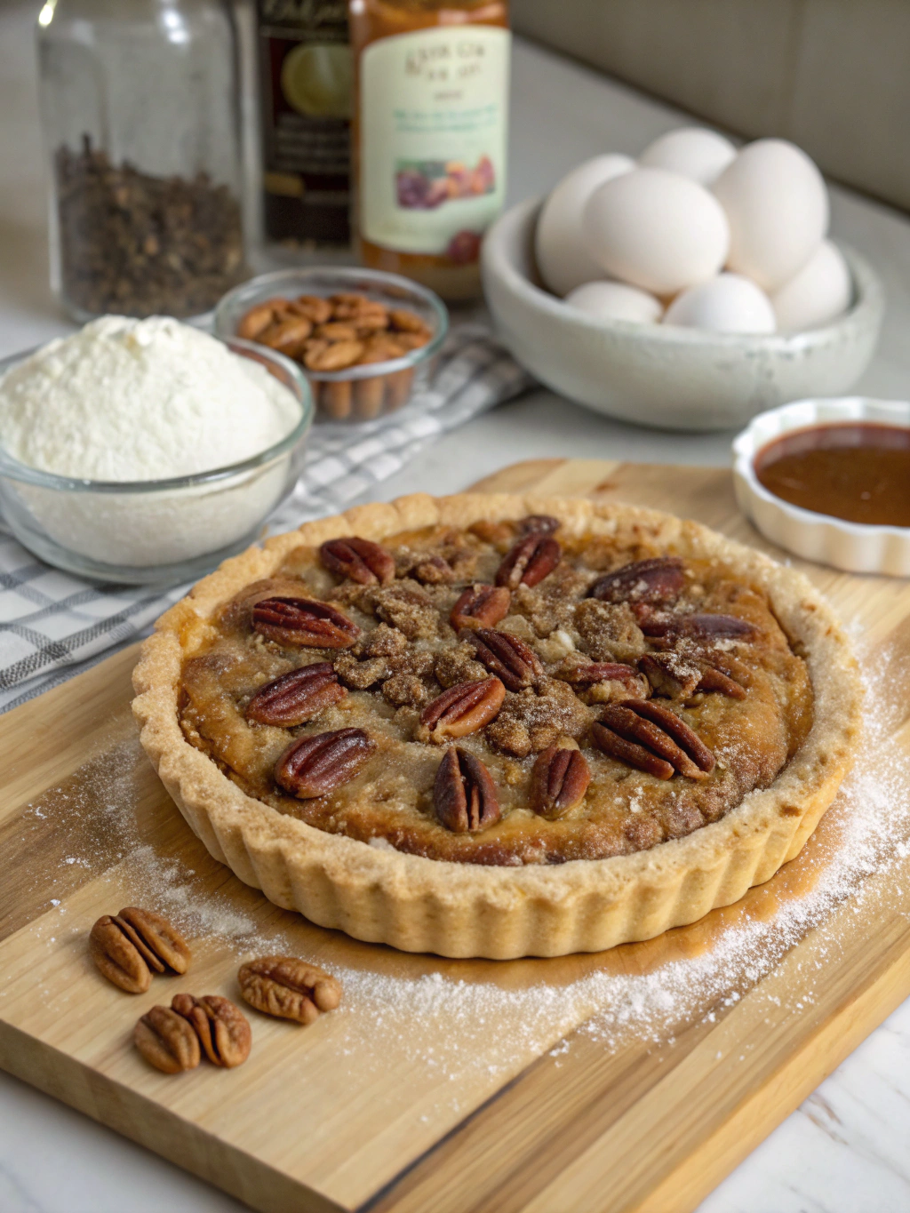 How To Make Old Fashioned Southern Pecan Pie Recipe Recipeingredients