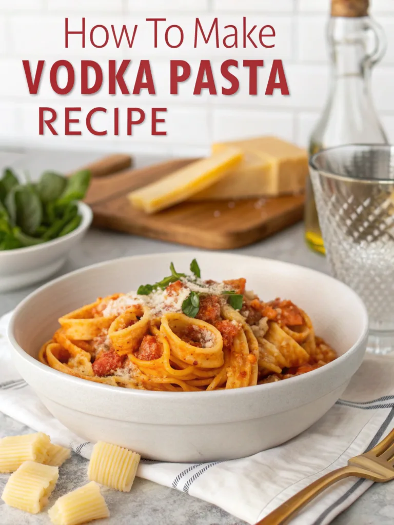 How to Make Vodka Pasta