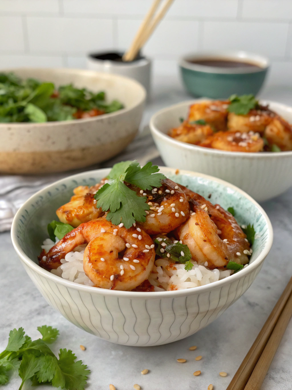 Irresistible Honey Garlic Shrimp Bowls You Need to Tryingredients