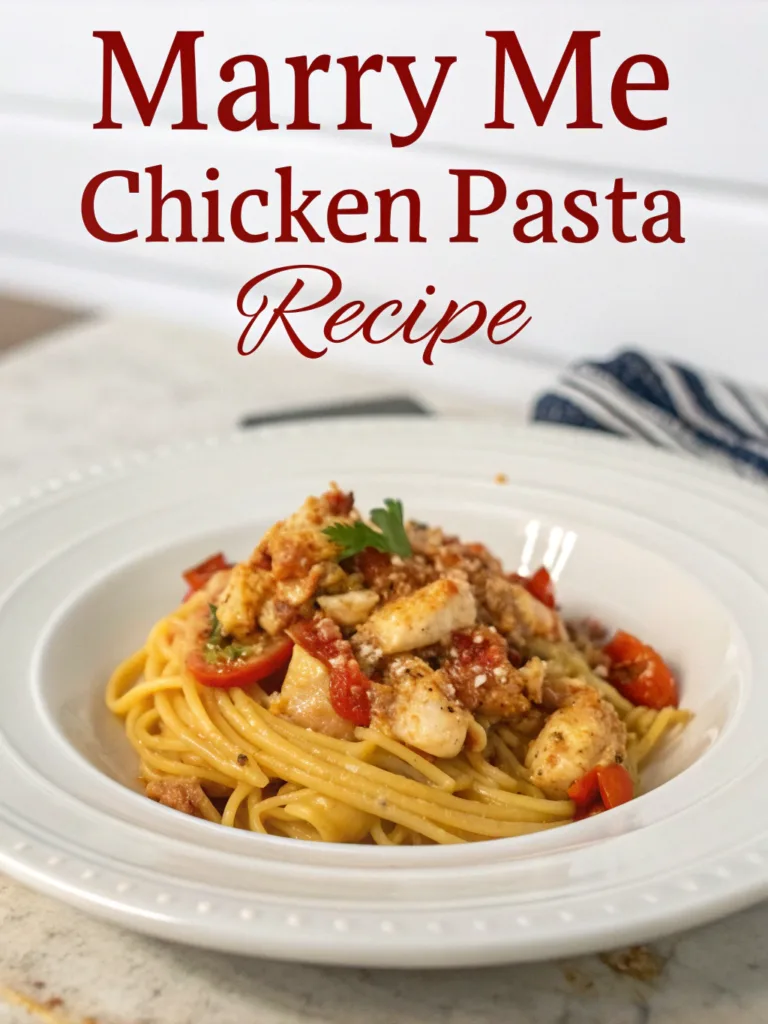Marry Me Chicken Pasta Recipe