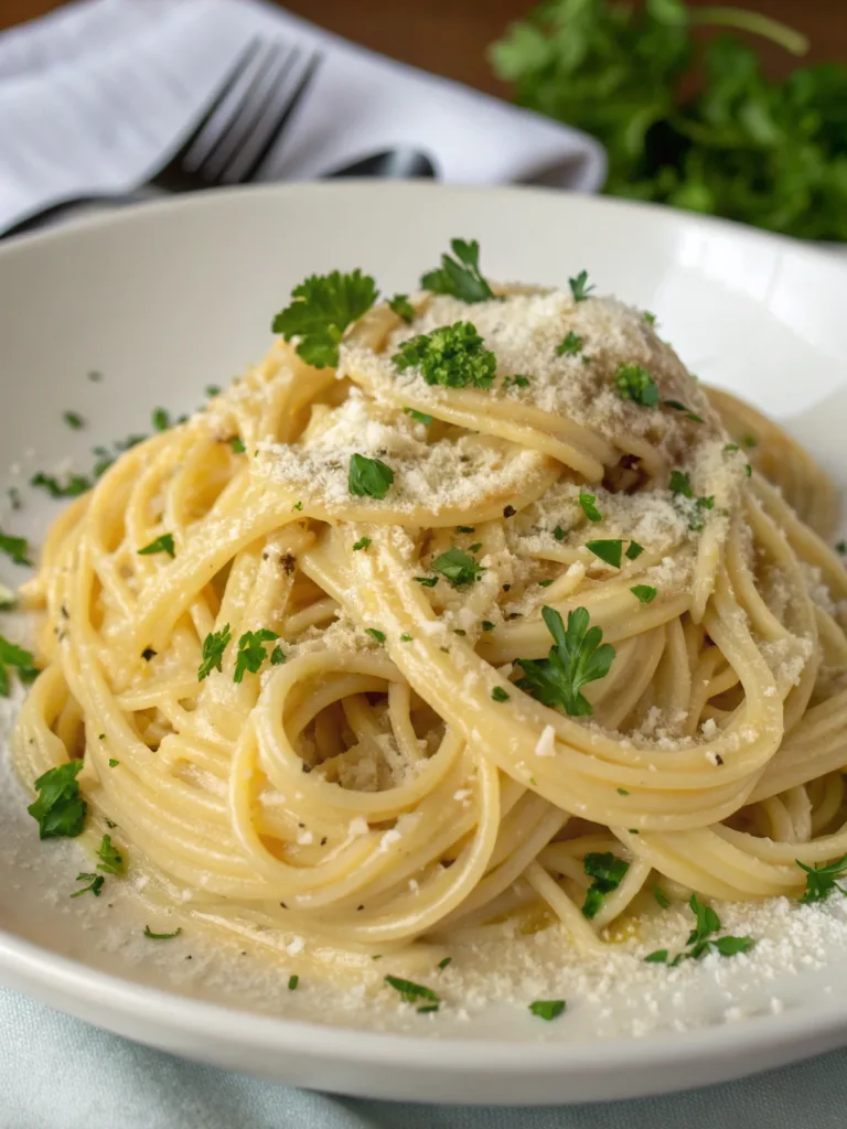 One Pot Creamy Garlic Pastaingredients