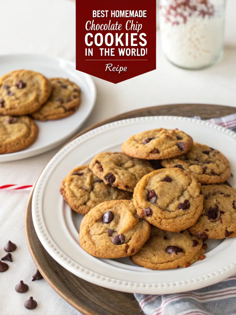 The Best Homemade Chocolate Chip Cookies in the world!