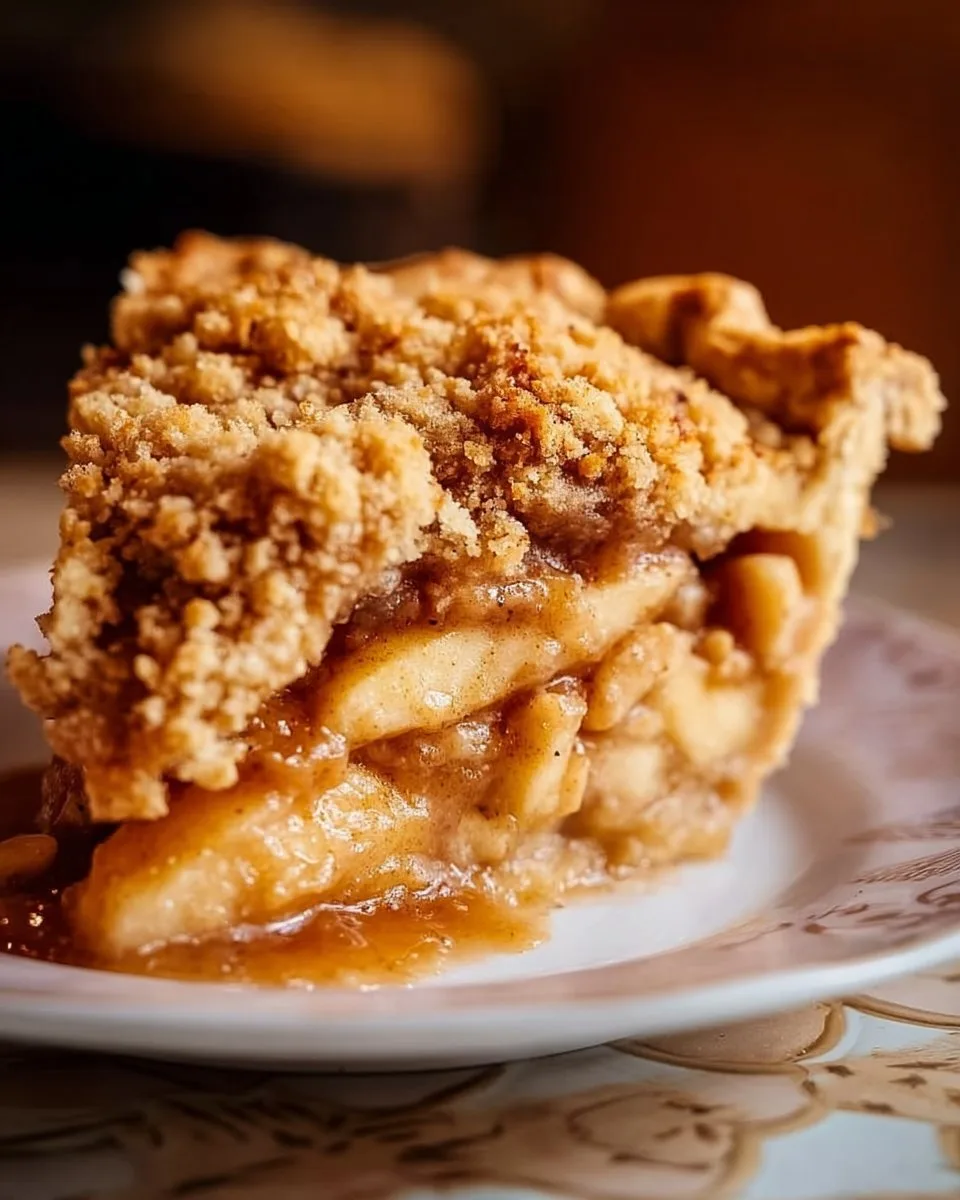 Traditional Dutch Apple Pie