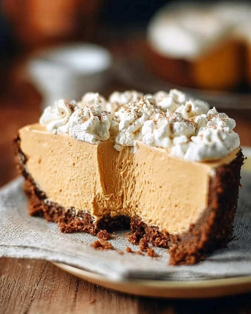 No-Bake Pumpkin Silk Pie pumpkin silk pie No-Bake Pumpkin Silk Pie