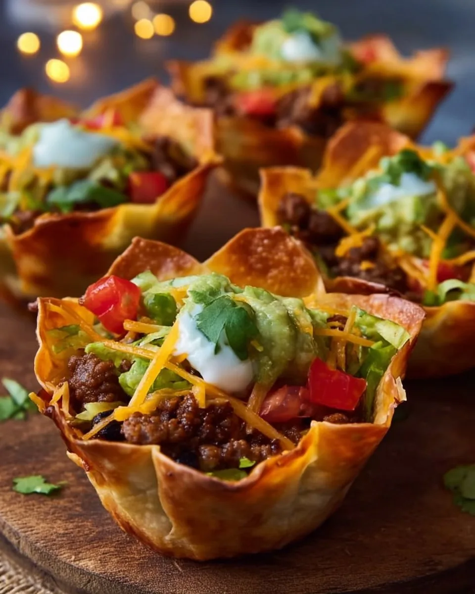 Easy Taco Cups