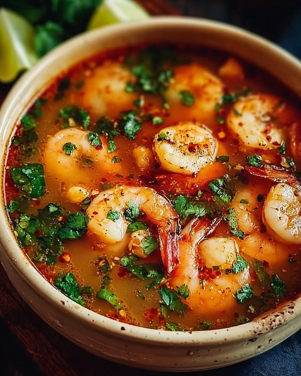 Quick and Spicy Shrimp Soup shrimp soup Quick and Spicy Shrimp Soup